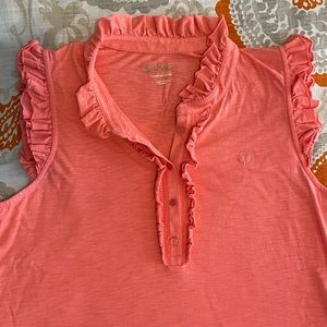 Lilly Pulitzer ruffle tank